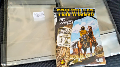 100 buste per fumetti formato - buste,