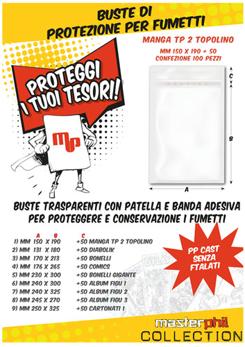 Buste protezione fumetti - buste, di