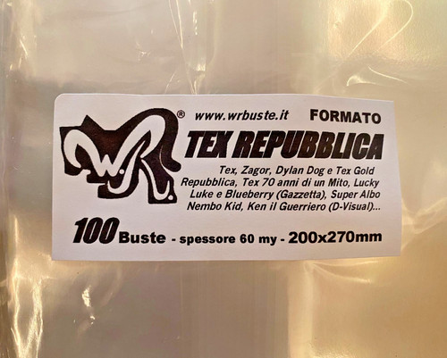 100 buste tex repubblica - buste, repubblica"